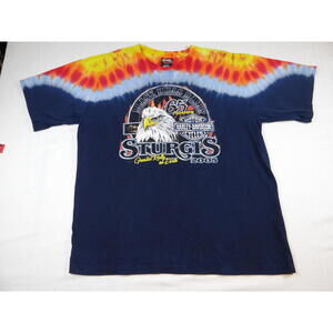 Vintage‎ 2005 Harley-Davidson Sturgis Rally Tie-Dye T-Shirt
